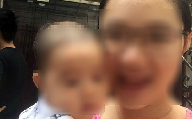 Hai mẹ con chị T.