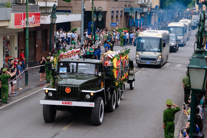 Những h&igrave;nh ảnh cu&ocirc;́i c&ugrave;ng về linh cữu Chủ tịch nước Trần Đại Quang ở Thủ đ&ocirc;