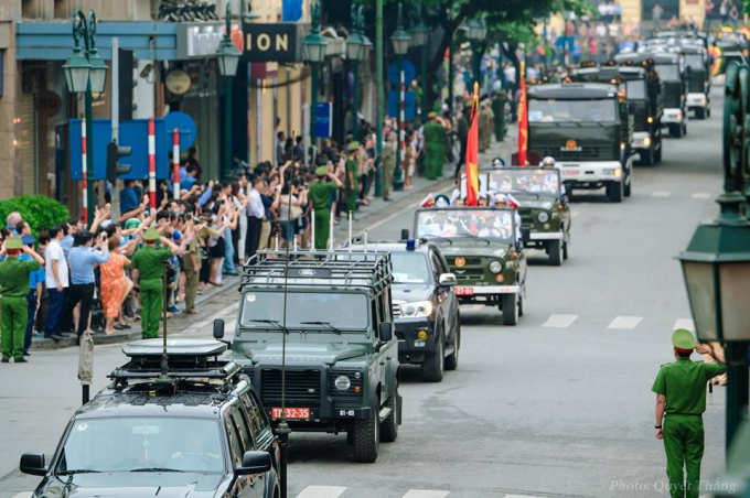 Những h&igrave;nh ảnh cu&ocirc;́i c&ugrave;ng về linh cữu Chủ tịch nước Trần Đại Quang ở Thủ đ&ocirc;