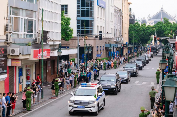 Những h&igrave;nh ảnh cu&ocirc;́i c&ugrave;ng về linh cữu Chủ tịch nước Trần Đại Quang ở Thủ đ&ocirc;