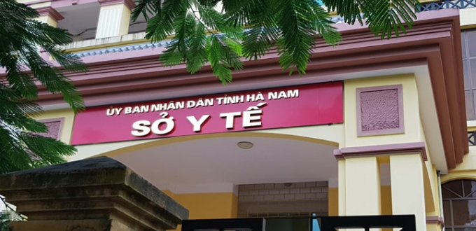 Sở Y tế tỉnh H&agrave; Nam.