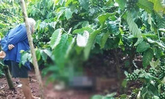 Hiện trường ph&aacute;t hiện thi thể nạn nh&acirc;n.