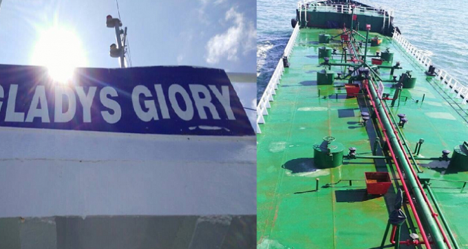 T&agrave;u&nbsp;Gladys Giory chở 1 triệu l&iacute;t xăng tr&aacute;i ph&eacute;p bị lực lượng chức năng tạm giữ.