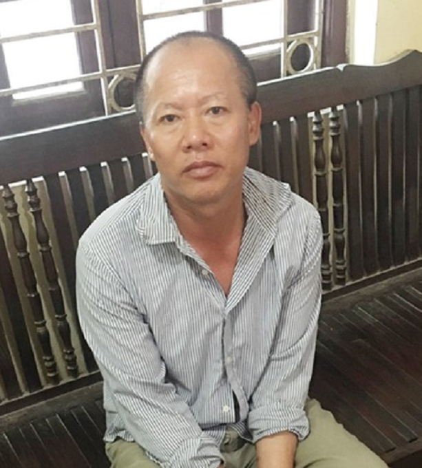 Chân dung đối tượng Đông tại cơ quan Công an.