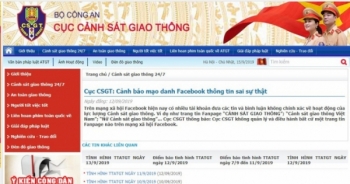Cảnh báo Fanpage mạo danh cảnh sát đưa tin sai sự thật