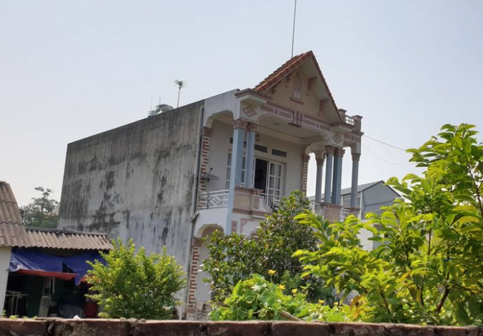 Ngôi nhà vợ chồng ông Hồng sinh sống.