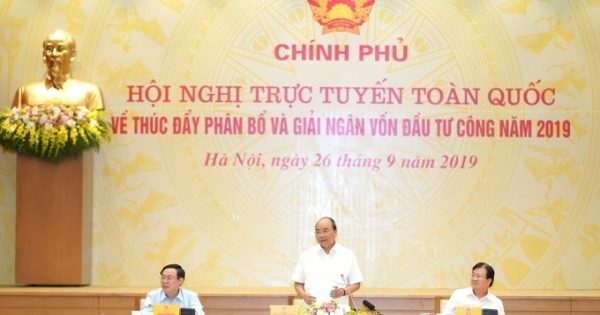 Thủ tướng chủ trì hội nghị bàn cách giải ngân vốn đầu tư công