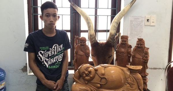 Quảng Bình: Bắt đối tượng đột nhập nhà dân trộm tượng Phúc – Lộc – Thọ bằng gỗ hương