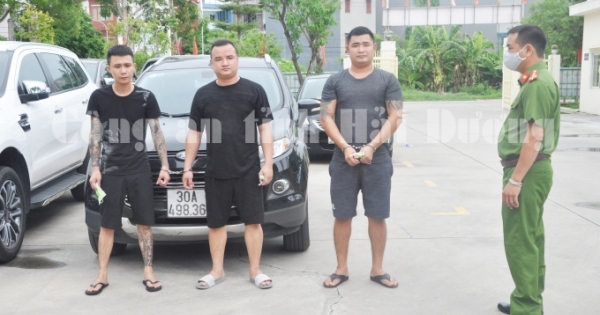 Hải Dương: Khởi tố bắt giam 3 đối tượng mang hung khí đi đánh người