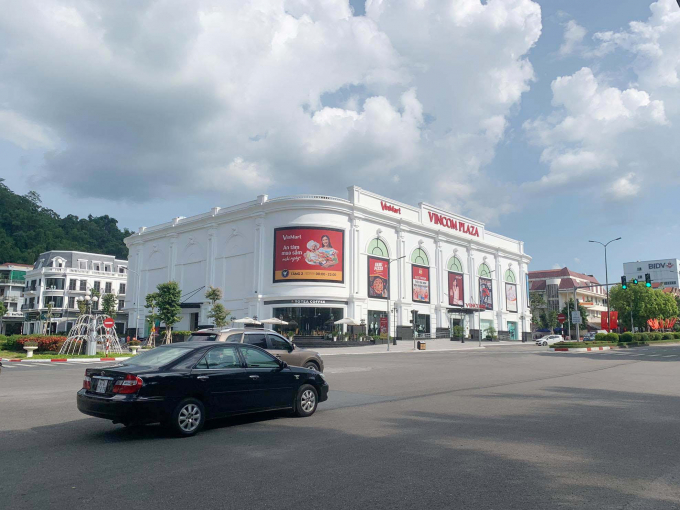Trung tâm thương mại Vincom Plaza ở Bắc Kạn, nơi xảy ra sự việc.