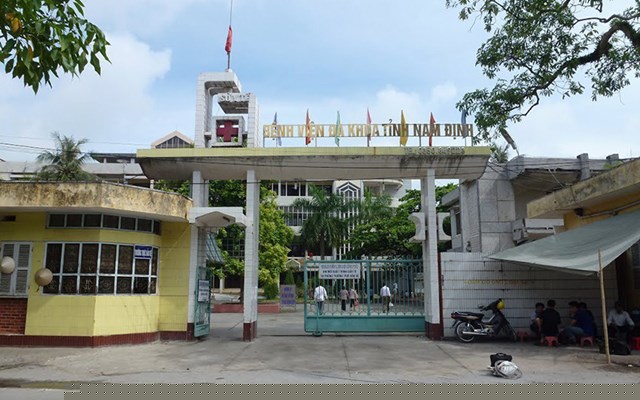 BV Đa khoa tỉnh Nam Định hiện nằm trong nội thành TP Nam Định