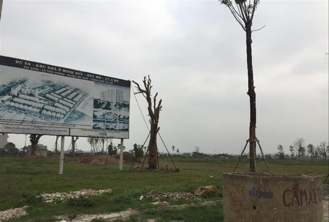 Một dự án bỏ hoang tại huyện Mê Linh, Hà Nội. Ảnh: Duy Phạm