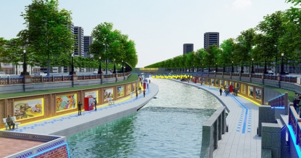 Mô hình cải tạo sông Tô Lịch thành “Công viên Lịch sử-Văn hóa-Tâm linh”