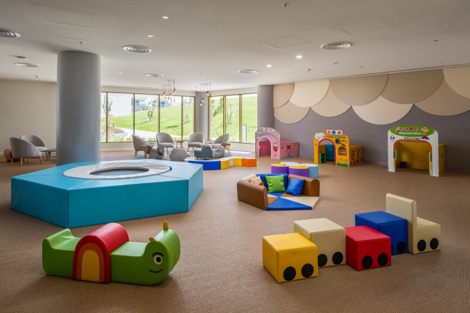 Một góc khu vui chơi dành cho trẻ em tại ALMA resort