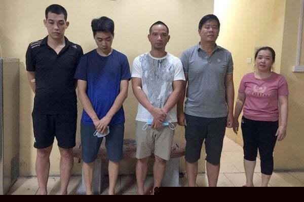 Các đối tượng bị cơ quan chức năng bắt giữ. Ảnh cơ quan chức năng cung cấp