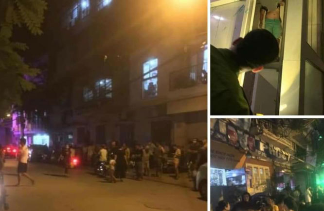 Hiện trường xảy ra sự việc.