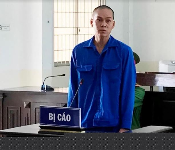 Bị cáo Lê Văn Giỏi tại tòa