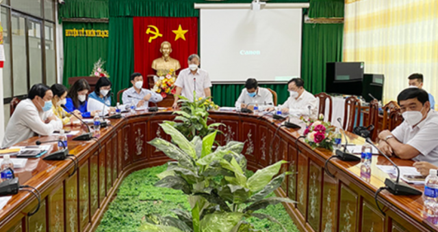 Lãnh đạo tỉnh Đồng Nai làm việc với huyện Nhơn Trạch về công tác phòng chống dịch Covid-19