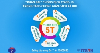 Bộ Y tế phát đi "thông điệp 5T" cho địa bàn tăng cường giãn cách xã hội