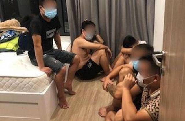 Tạm giữ hình sự nhóm đối tượng sử dụng ma tuý tại căn hộ cao cấp
