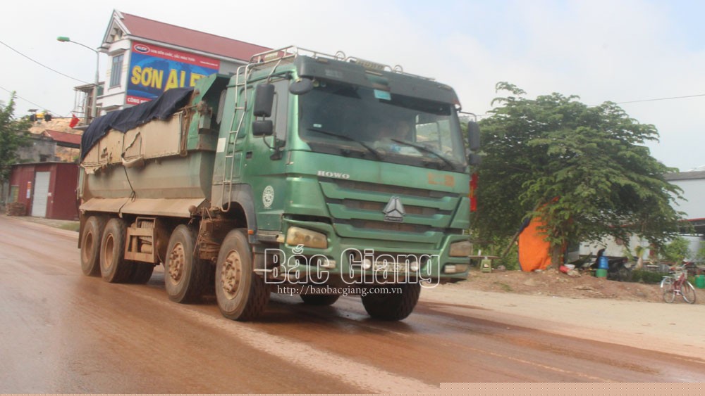 xe tải; Xe qu&aacute; khổ; xe cơi nới th&agrave;nh th&ugrave;ng; Bắc Giang