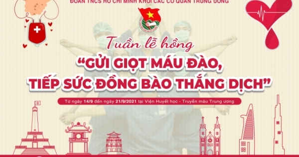 "Gửi giọt máu đào - Tiếp sức đồng bào thắng dịch"