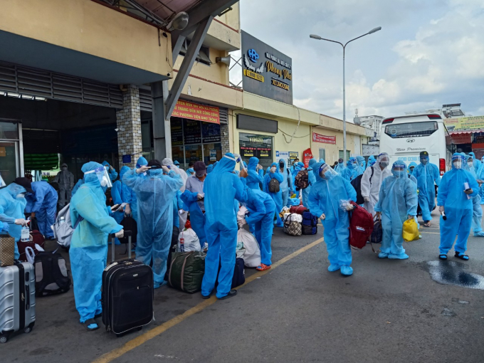 Đồng Nai phối hợp với tỉnh Phú Yên hỗ trợ đưa 650 công dân đang bị kẹt lại Đồng Nai về quê Phú Yên.