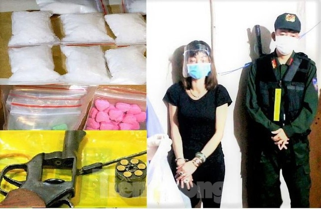 Chủ cơ sở massage t&agrave;ng trữ nhiều ma tu&yacute; v&agrave; s&uacute;ng đạn