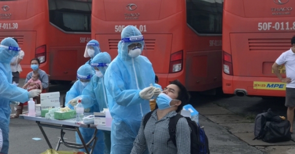 Bạc Liêu: Đón 203 công dân đầu tiên về quê