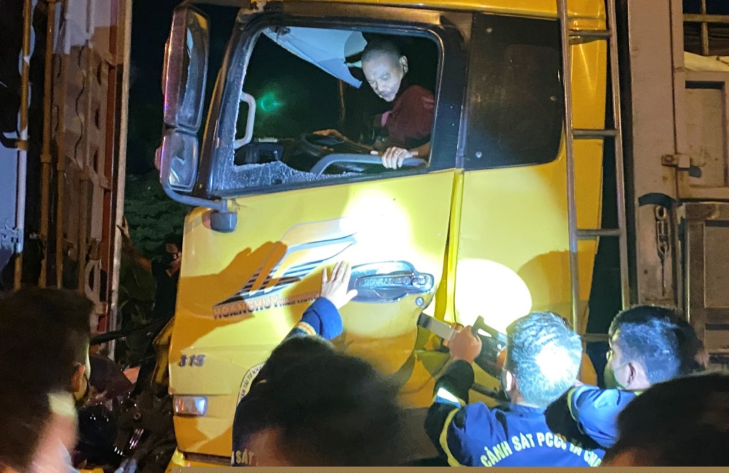 Nạn nhân bị mắc kẹt