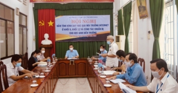 Kiên Giang: Hội nghị trực tuyến tình hình dạy học qua môi trường internet và công tác chuẩn bị cho học sinh đến trường