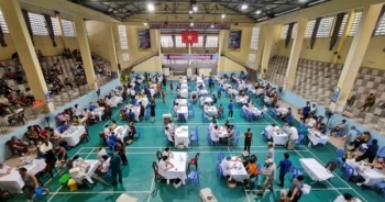 TP Cẩm Phả triển khai tiêm vaccine phòng Covid-19 trên diện rộng