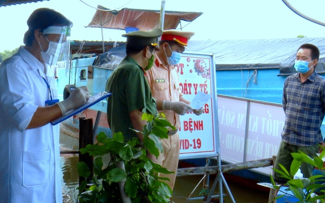 Bạc Liêu: Phòng, chống dịch Covid-19 trên các tuyến sông