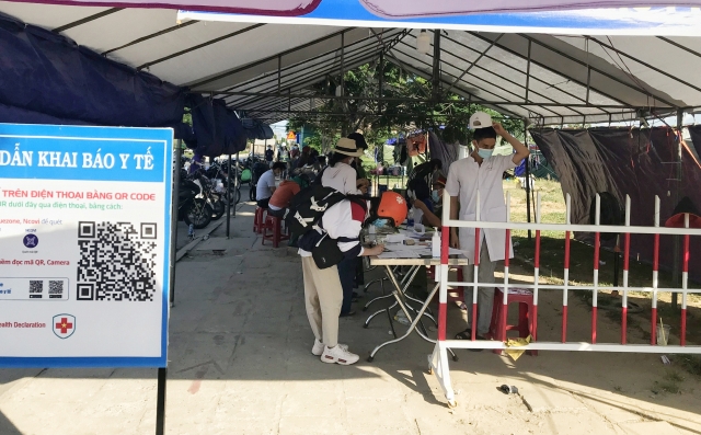 Quảng Nam: Giám sát y tế đối với công dân từ khu vực vùng xanh tại TP Đà Nẵng