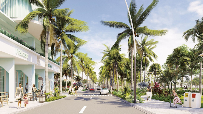 Khu đô thị nghỉ dưỡng ven sông Đơ sẽ thiết lập tiêu chuẩn sống mới, hài hoà hai giá trị an cư và nghỉ dưỡng tại Sầm Sơn. Ảnh phối cảnh minh họa