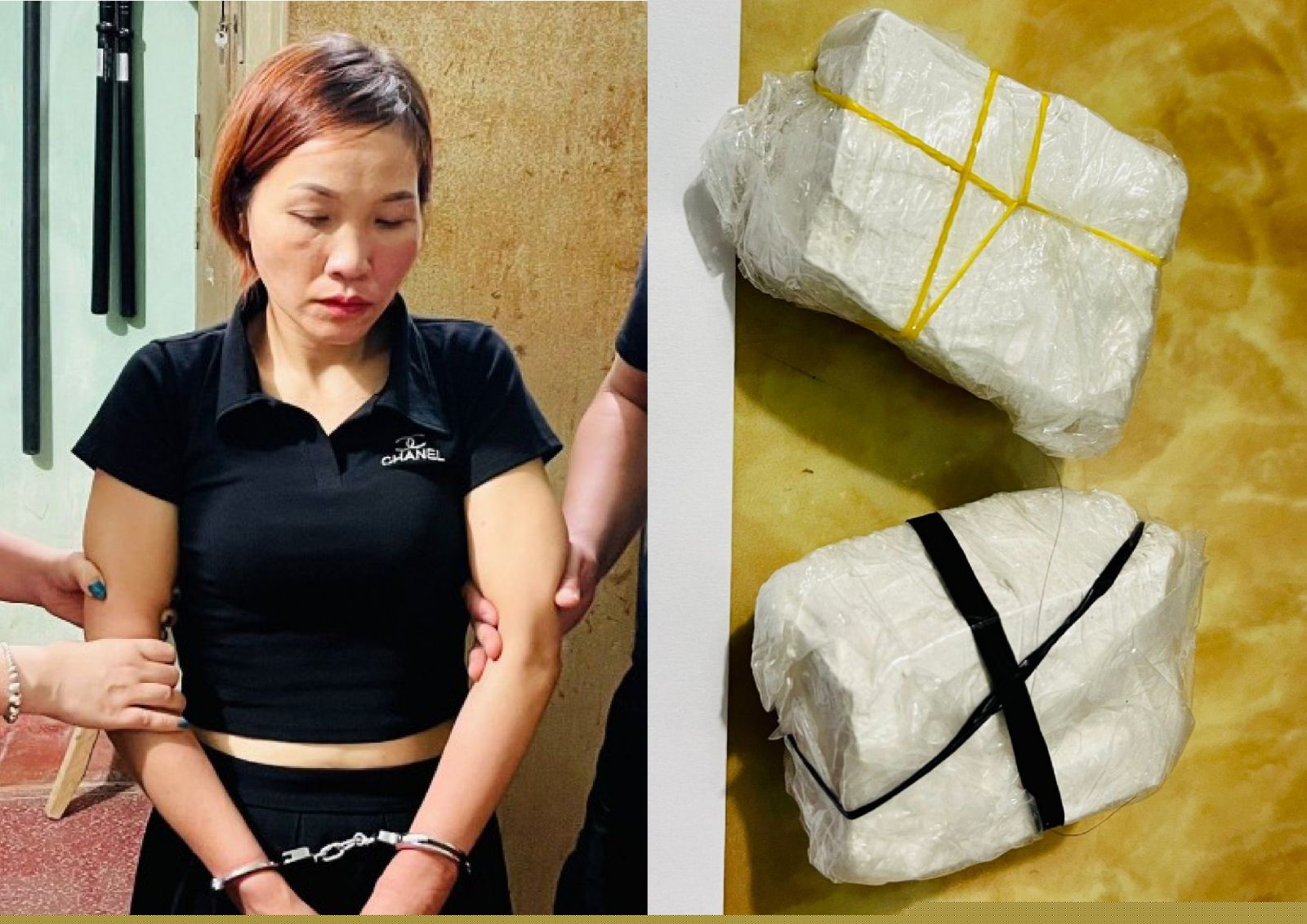 Đối tượng cùng tang vật vụ án