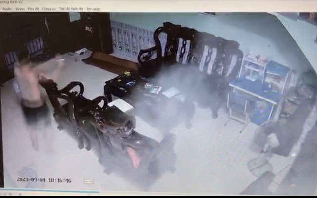 Nam thanh niên tẩm xăng định đốt nhà người yêu rồi tự sát tại Hà Nam. Ảnh Công an Hà Nam