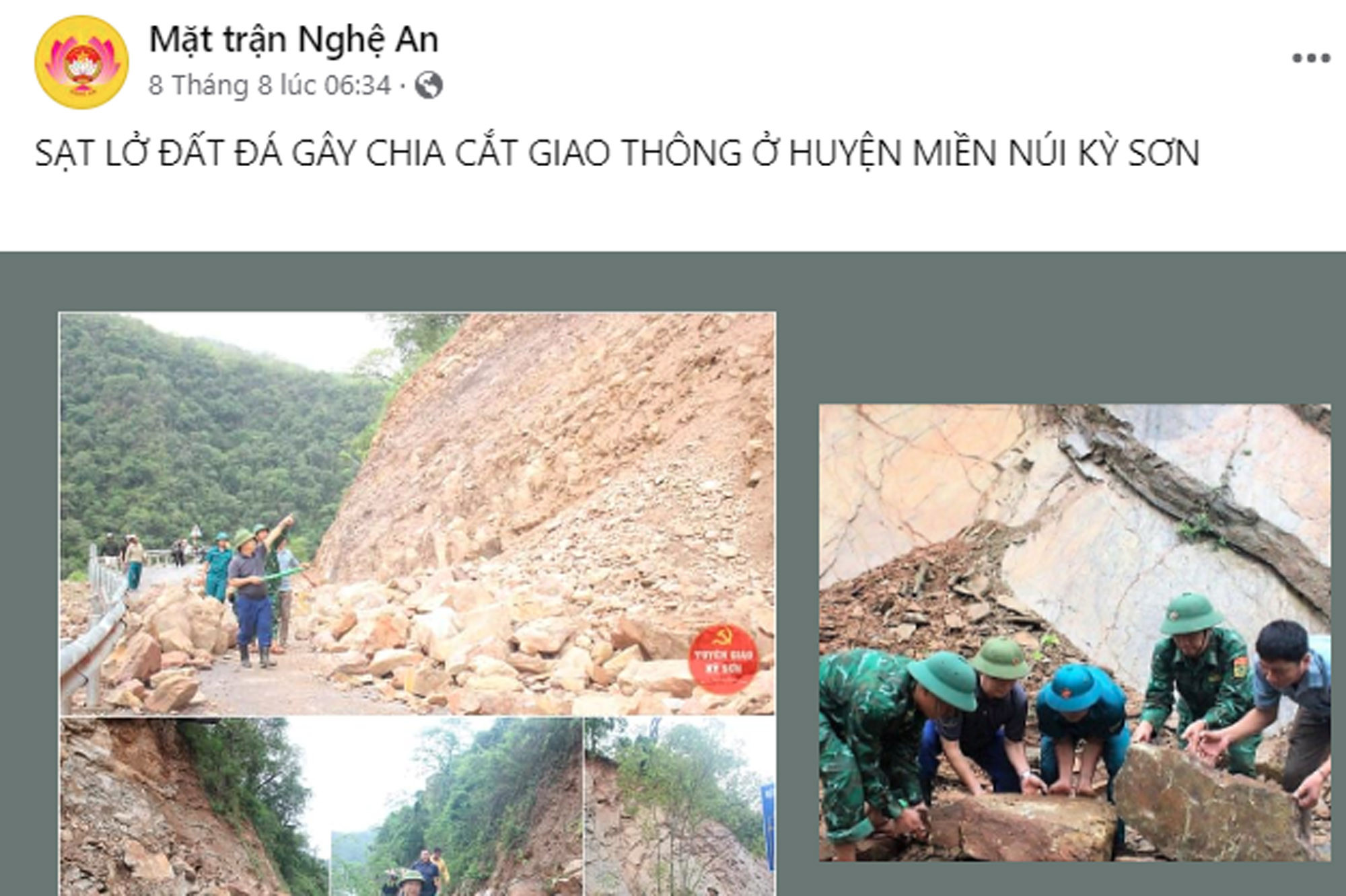 Trang Mặt trận Nghệ An cập nhật tình hình trên địa bàn tỉnh. 