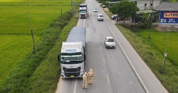 Hà Tĩnh: Rà soát quy trình tuần tra, kiểm soát đảm bảo TTATGT trong mùa mưa bão