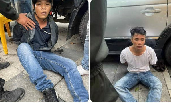 Hai đối tượng bị bắt giữ.