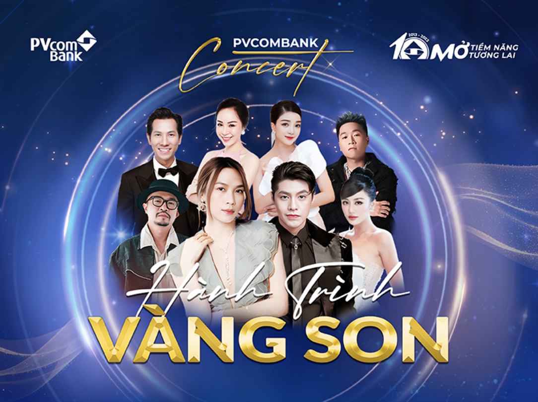 Mỹ Tâm, Noo Phước Thịnh, Rapper 24K.Right và nhiều nghệ sĩ khác sẽ có mặt tại PVcomBank Concert “Hành trình vàng son”