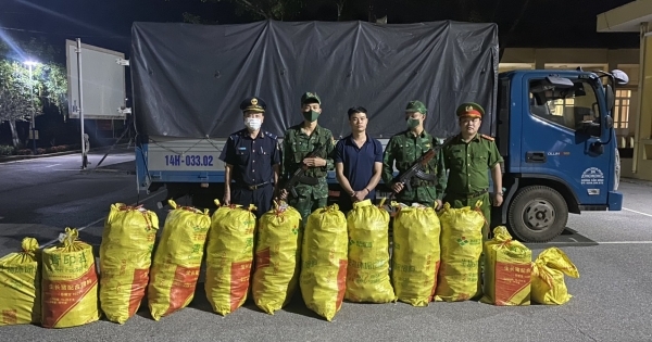 Quảng Ninh: Bộ đội Biên phòng bắt giữ hơn 300 kg pháo lậu