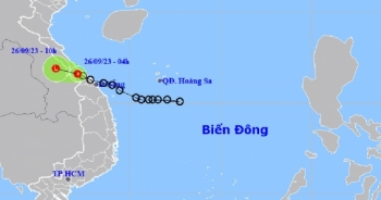 Áp thấp nhiệt đới đã vào Quảng Trị - Thừa Thiên Huế, mưa lớn trên khắp cả nước