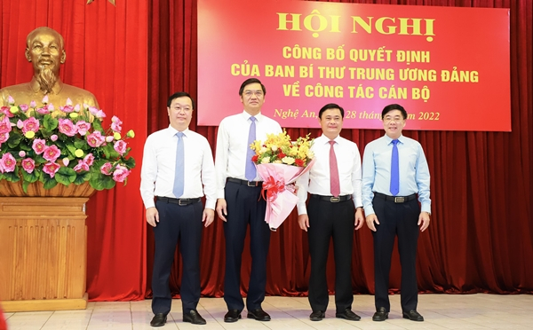 Ban Bí thư Trung ương Đảng chỉ định, chuẩn y nhân sự 3 tỉnh