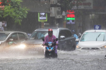 Mưa to kèm giông trên diện rộng trong vài ngày tới