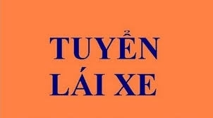 Tuyển lái xe