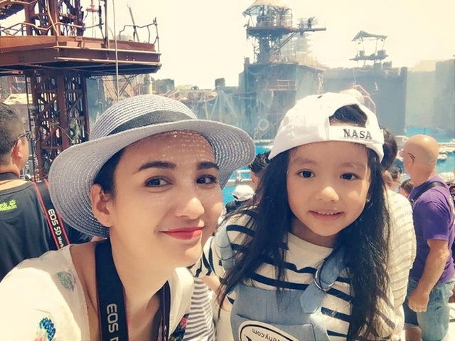 Con g&aacute;i l&agrave; niềm động vi&ecirc;n lớn để Ngọc Diễm vượt qua mọi kh&oacute; khăn. Ảnh: Instagram.&nbsp;