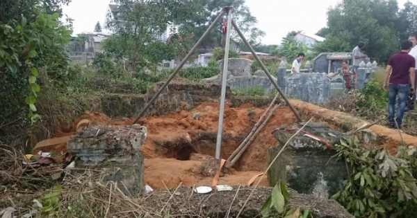 Huế: Di dời mộ thuê, nam thanh niên bị tảng đá đè chết ngay trong huyệt mộ