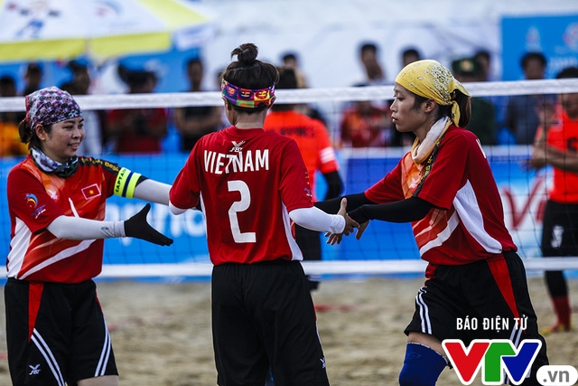 Cầu m&acirc;y nữ Việt Nam tại ABG5. Ảnh: VTV