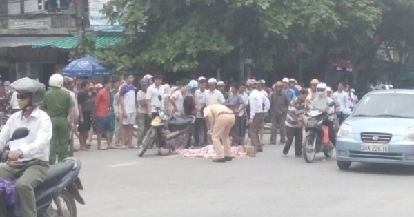 Thanh Hóa: Xe buýt cán tử vong một phụ nữ